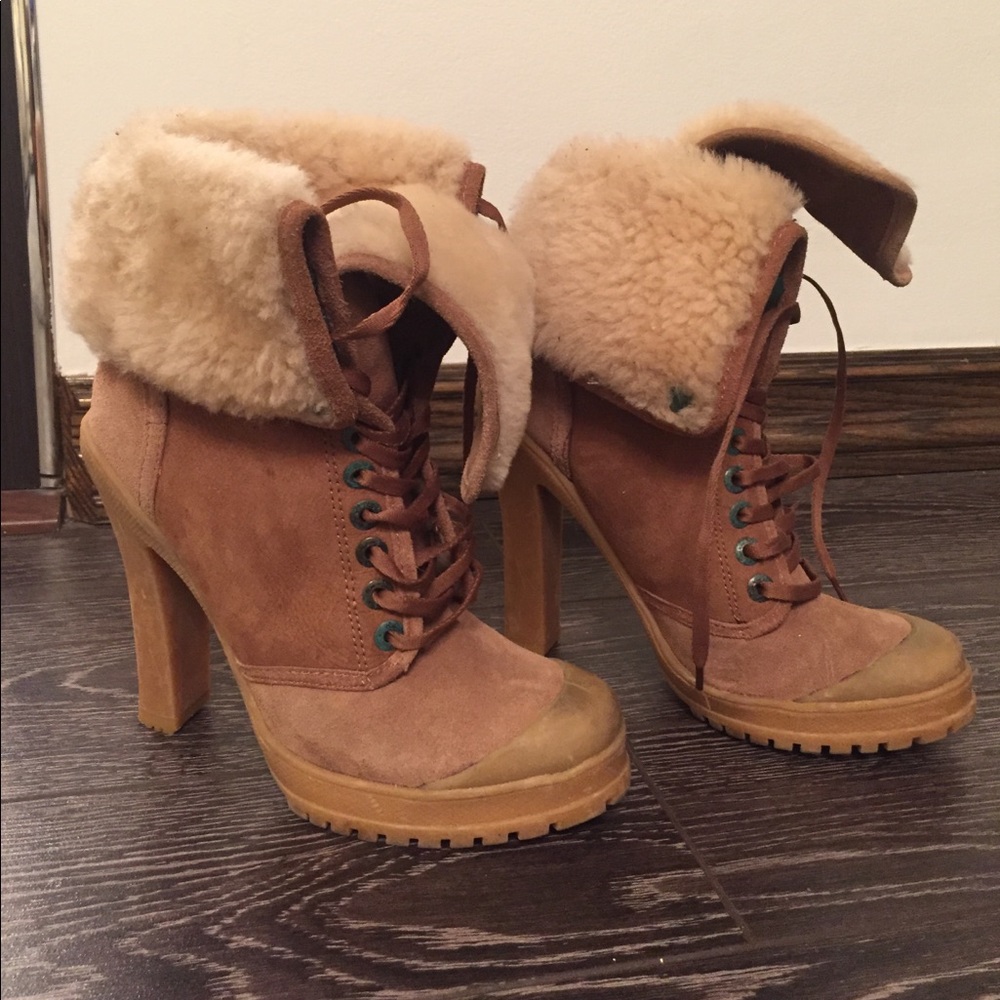 Philip Simon fur booties